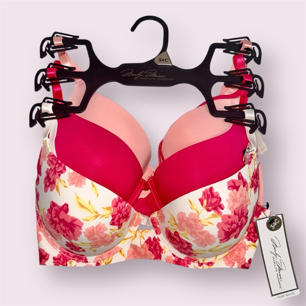 New Marilyn Monroe 3pc Bra Set